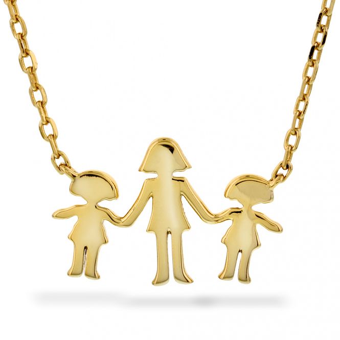 Hovedbilde Familiesmykke mor og to døtre ...