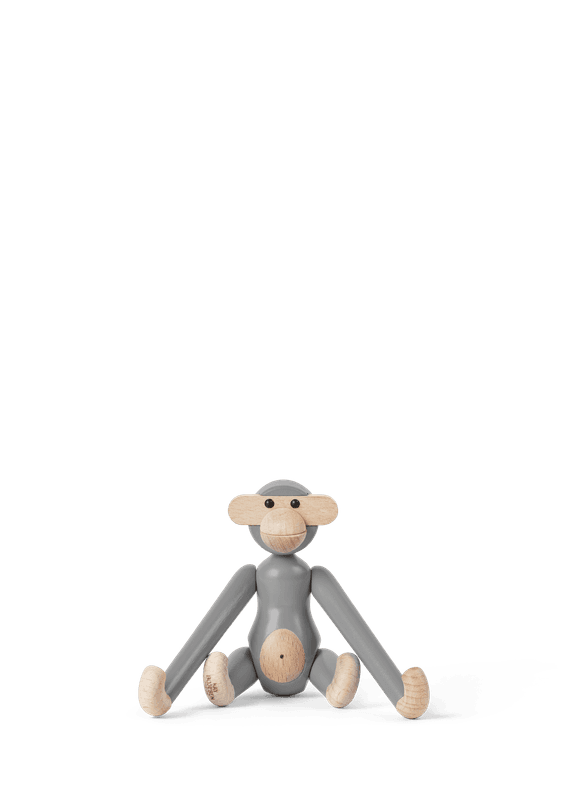 Kay Bojesen apekatt grå mini