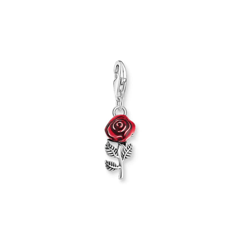 Thomas Sabo Rose med rød emalje