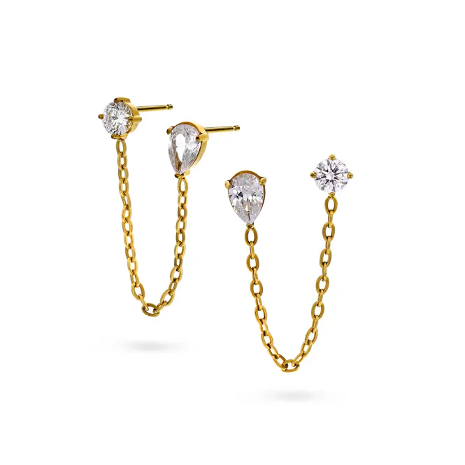 Hovedbilde Frida Leonore Starlight studs ...
