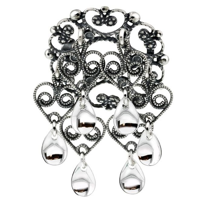 Hovedbilde Sølje, oksidert m/løv