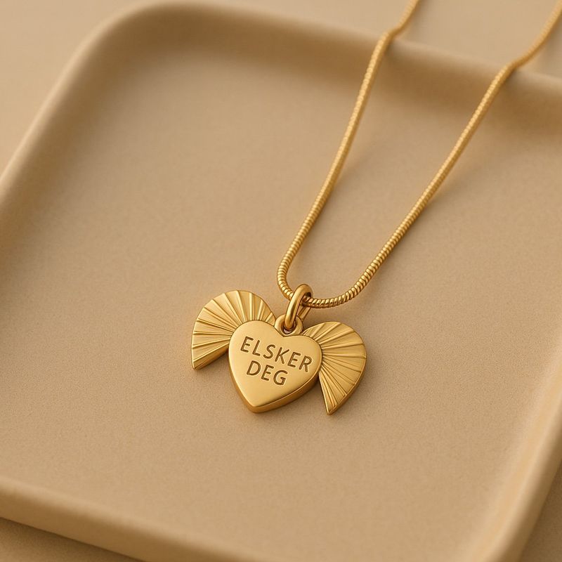 Hjerteåpner smykke Elsker deg