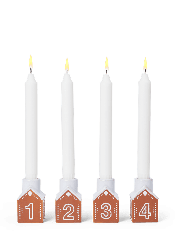 Kähler Hammershøi Adventsake Pepperkakehus