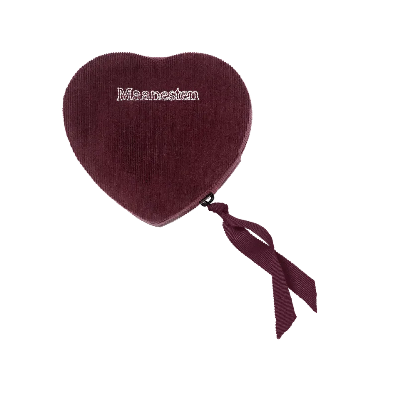 Maanesten Hjerteboks Maroon