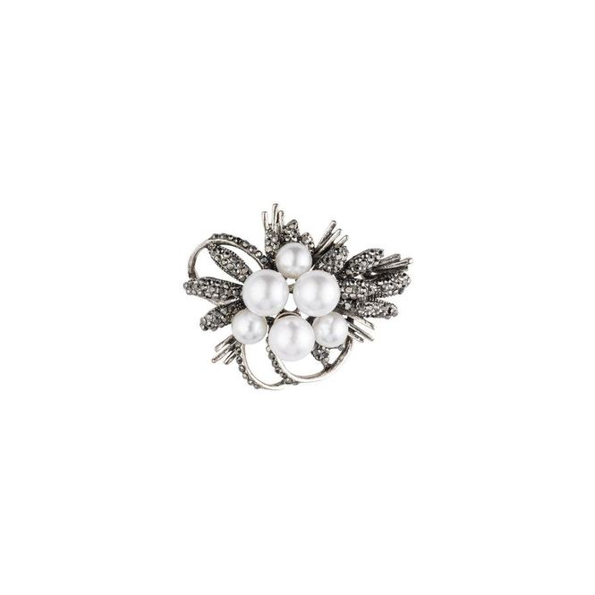 Hovedbilde Dark Vintage Crystal brosje ...