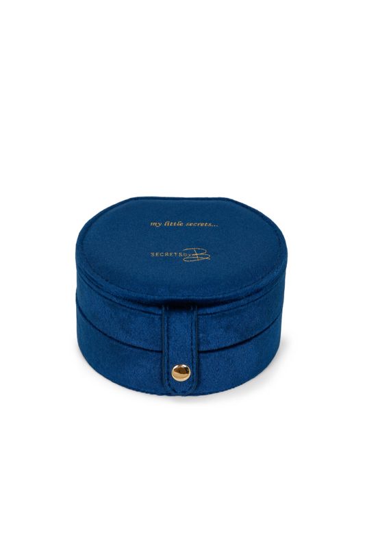 My little Secrets smykkeskrin to etasjer midnight blue