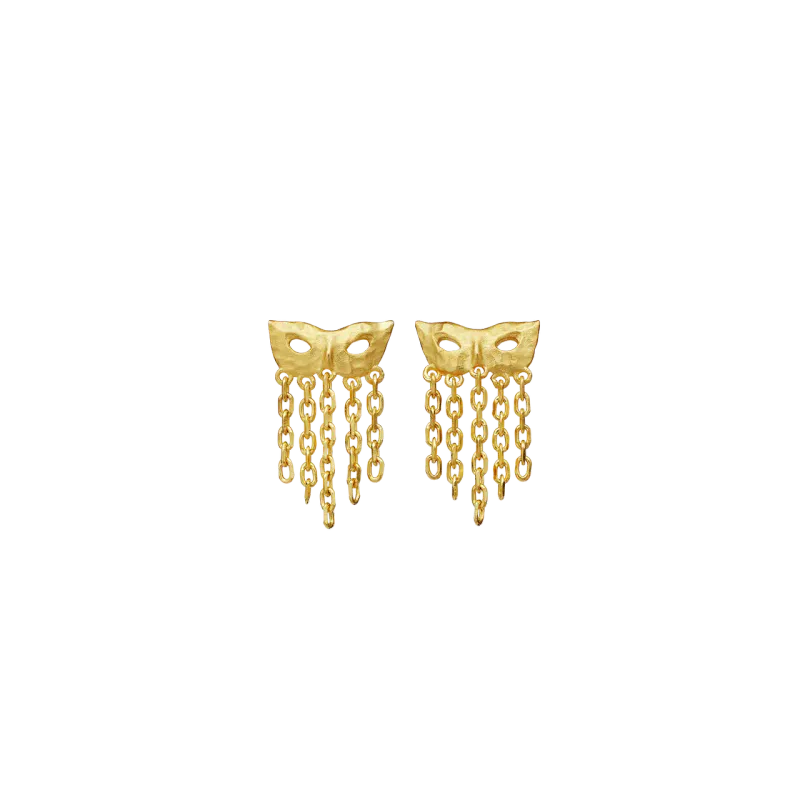 Maanesten Celare Øredobber forgylt