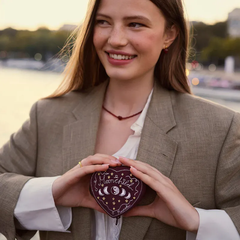 Maanesten Hjerteboks Maroon