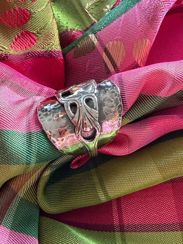 Sjalring/Skjerf-ring Ekorn Kaffeskje