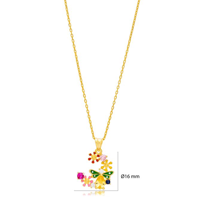 Hovedbilde GoldStory Flowers forgylt ...