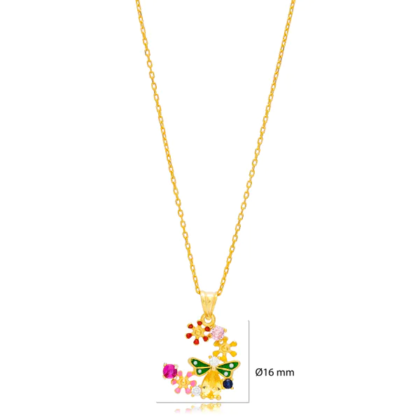 Hovedbilde GoldStory Flowers forgylt ...
