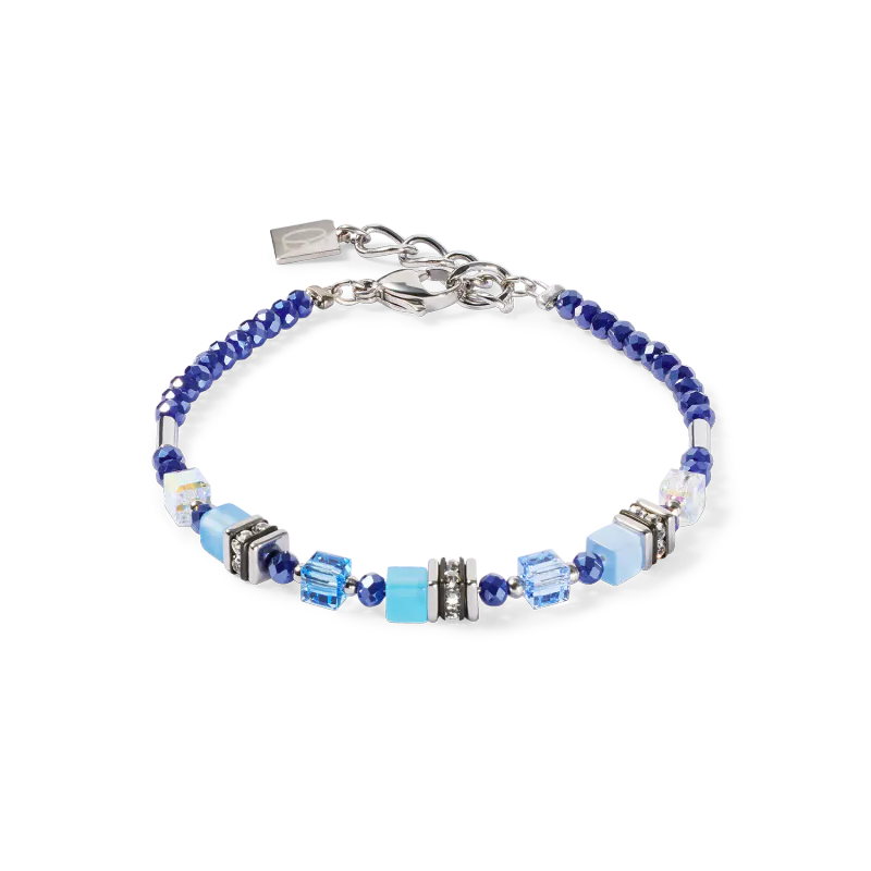 Cæur de lion Mini Blå kuber armbånd