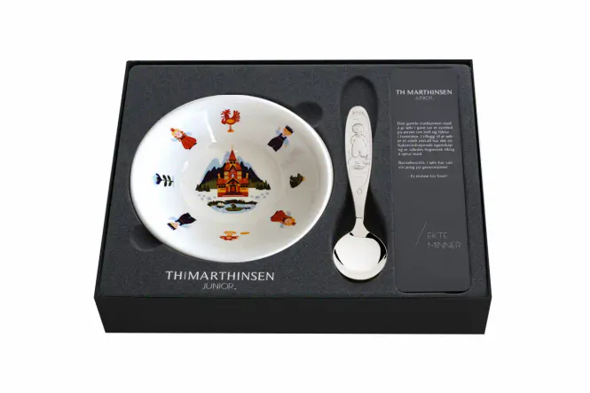 Hovedbilde Prins gavesett med sølvskje ...