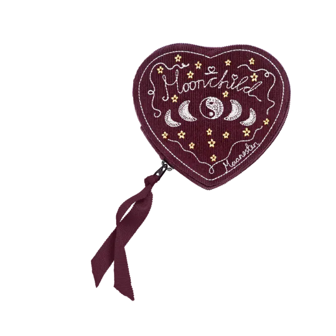 Hovedbilde Maanesten Hjerteboks Maroon