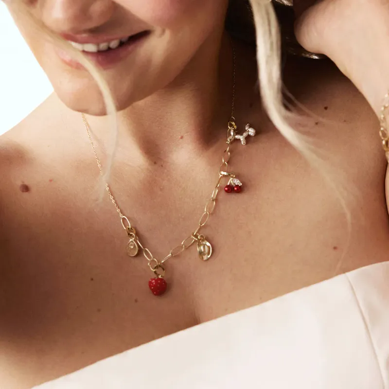 Sandra Lyng Yeehaw forgylt charm 