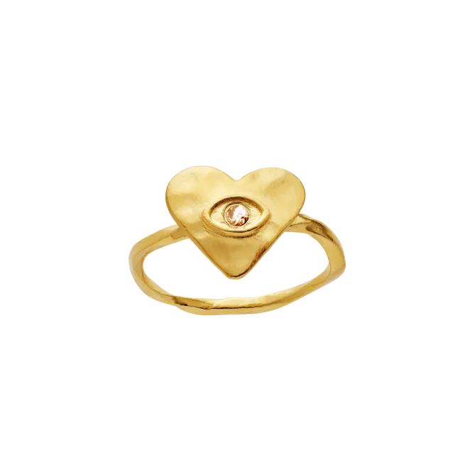 Hovedbilde Maanesten Cassia Ring forgylt