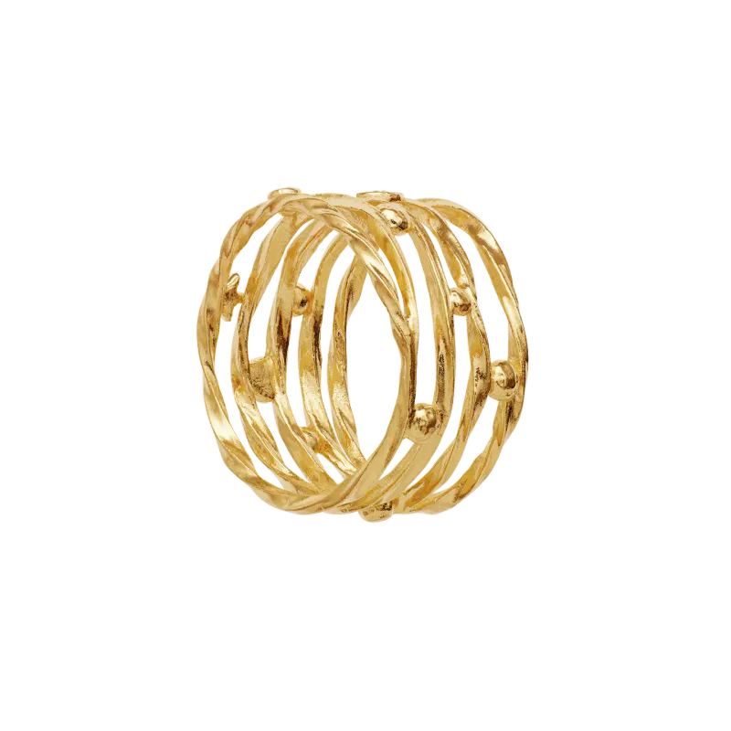 Maanesten Alora ring forgylt