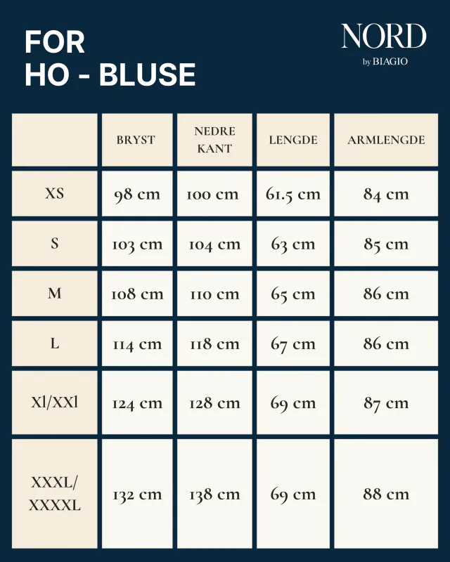 NORDlysblusen i hvit 